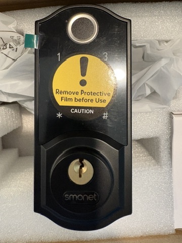 SMONET Smart Lock with Fingerprint & IC Fobs