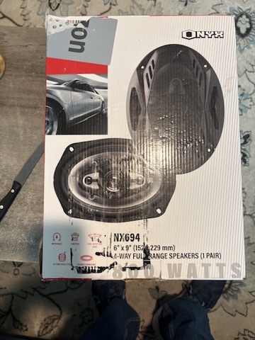 Onyx NX694 6x9 Full Range Speakers