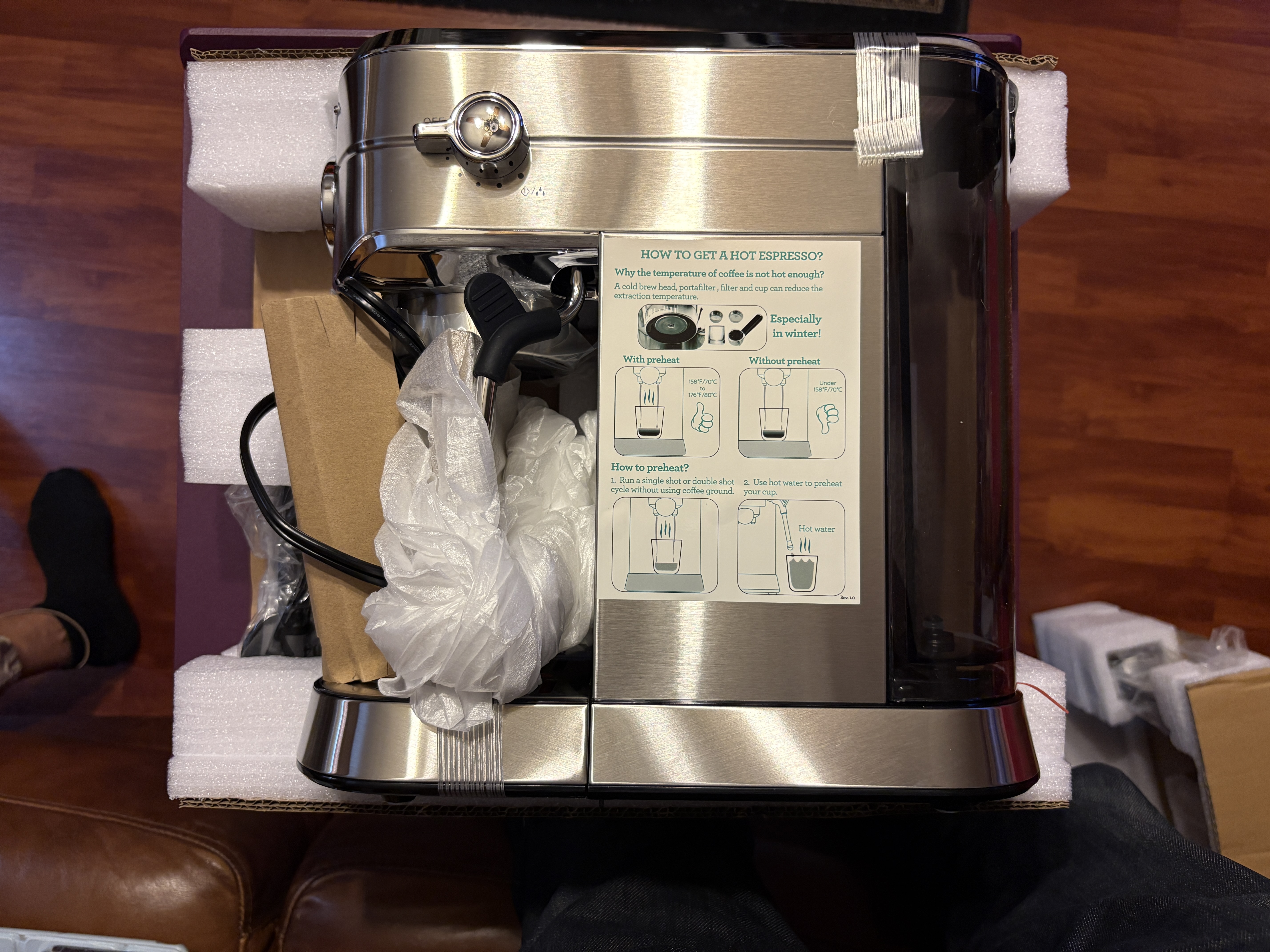 CASABREWS 20 Bar Espresso Coffee Machine