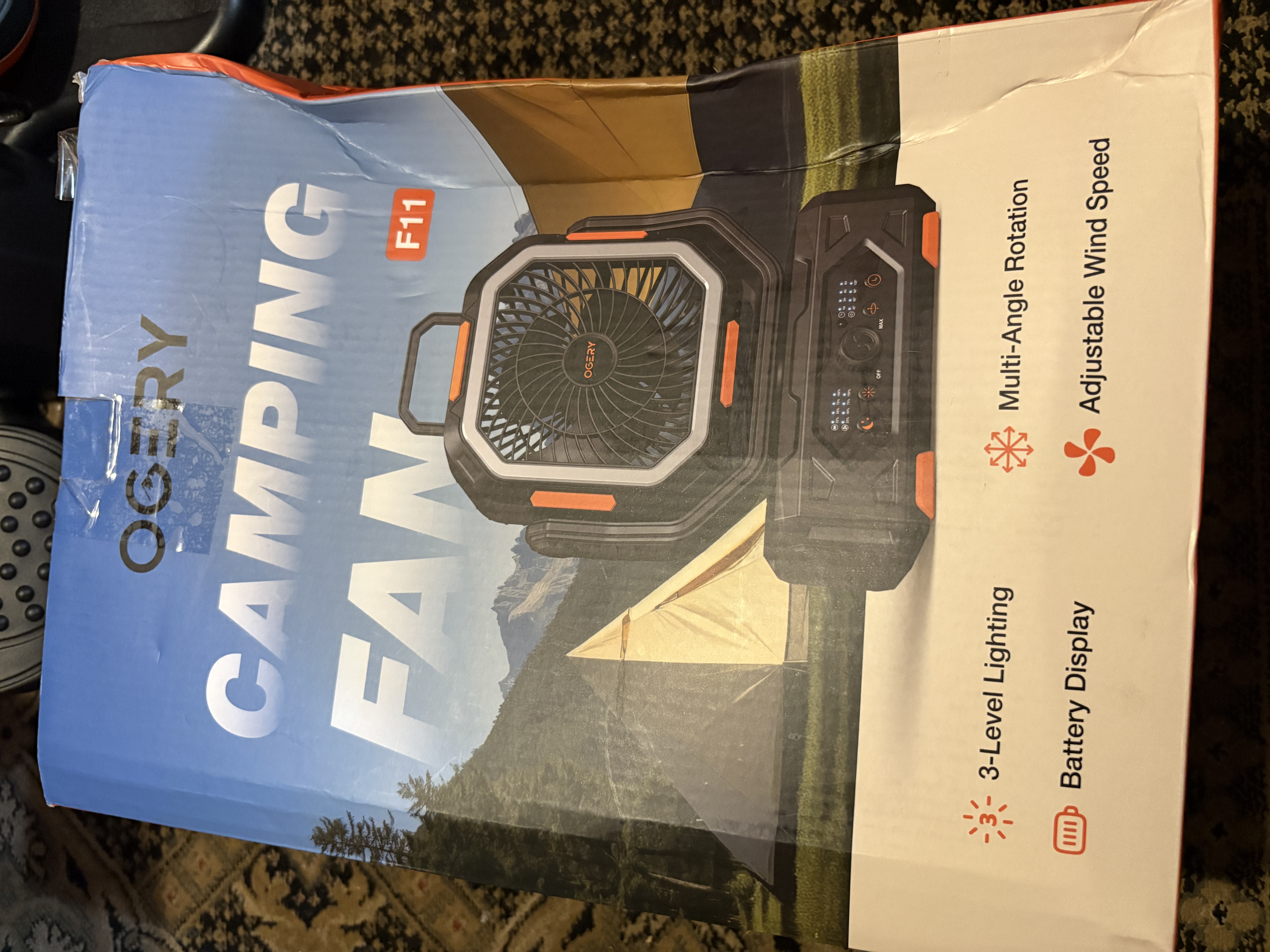 Ogery Camping Fan F11