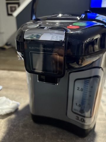 NutriChef 3L Digital Hot Water Dispenser