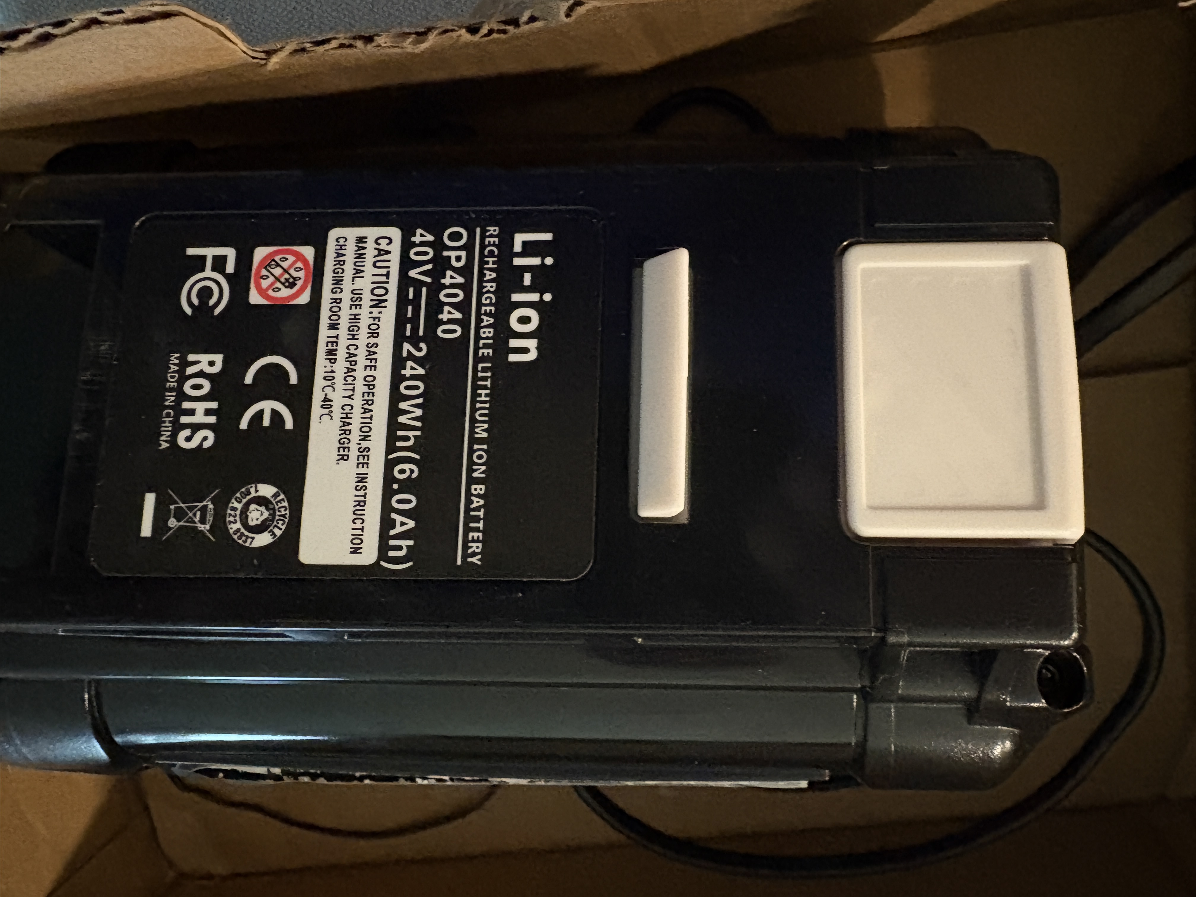 OP401 40V Lithium Battery Charger