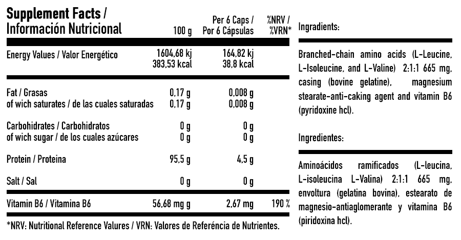 BCAA 2.1.1. L-Formula - 300 caps.