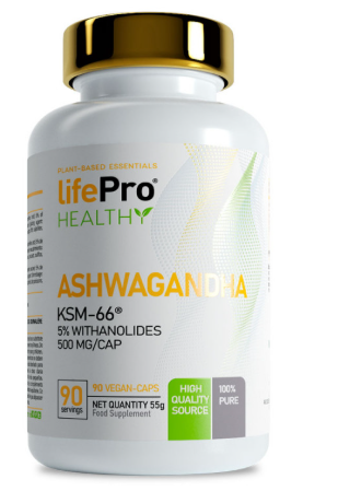 Life Pro Ashwagandha 500mg ksm66 90 Vcaps 