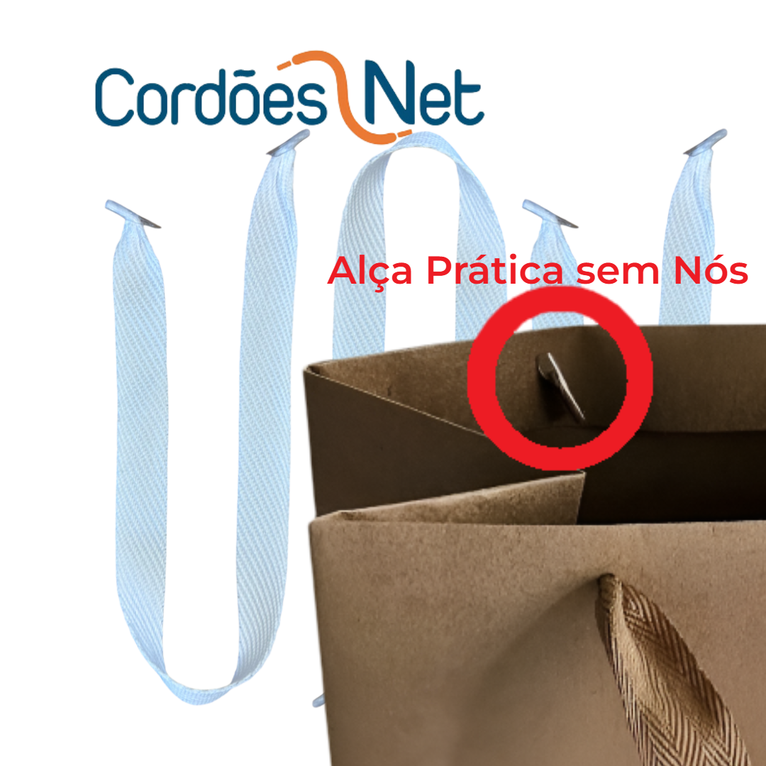 Alça de Sacola "Gorgurão" Branco 1.000un