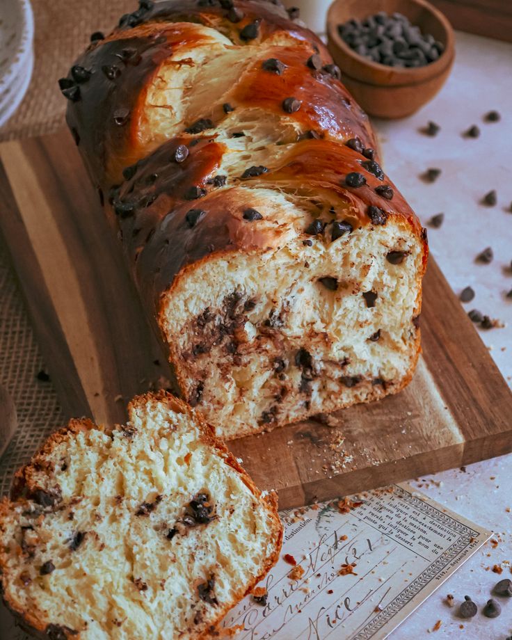 Brioche aux pépites de chocolat