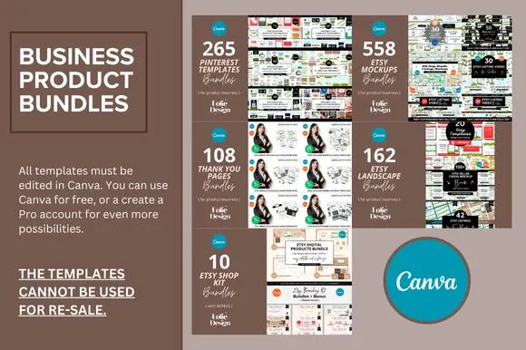 1000+ Business Products Templates Bundle | Editable Designs for Marketing, Branding, More | Instant Download & Professional Quality