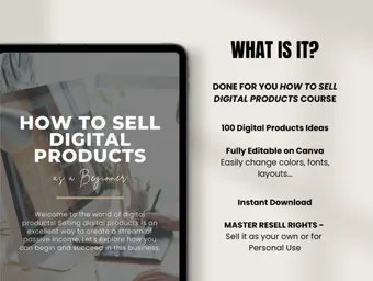 How to Create and Sell Digital Products Guide with Master Resell Rights and Private Label Rights, Create and Sell Digital Products on Etsy
