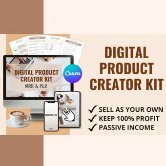 Digital Product Canva Templates with Master Resell Rights, Digital Product Creator Kit Done For You Canva Templates For Digital Products MRR