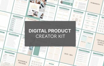Digital Product Canva Templates with Master Resell Rights, Digital Product Creator Kit Done For You Canva Templates For Digital Products MRR