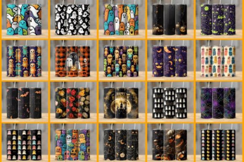 Halloween Tumbler Designs Bundle
