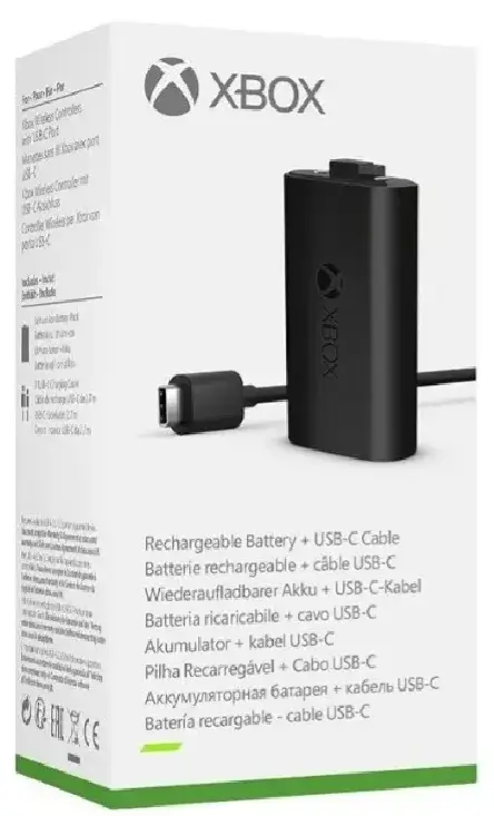 Cable Usb + Batería Para Control Xbox One S,x Generico