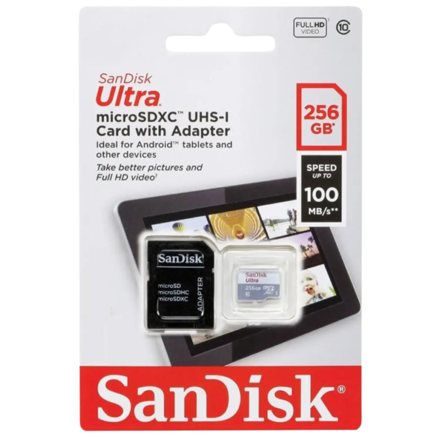 Sandisk Ultra Microsdxc 256gb Con Adaptador Sd