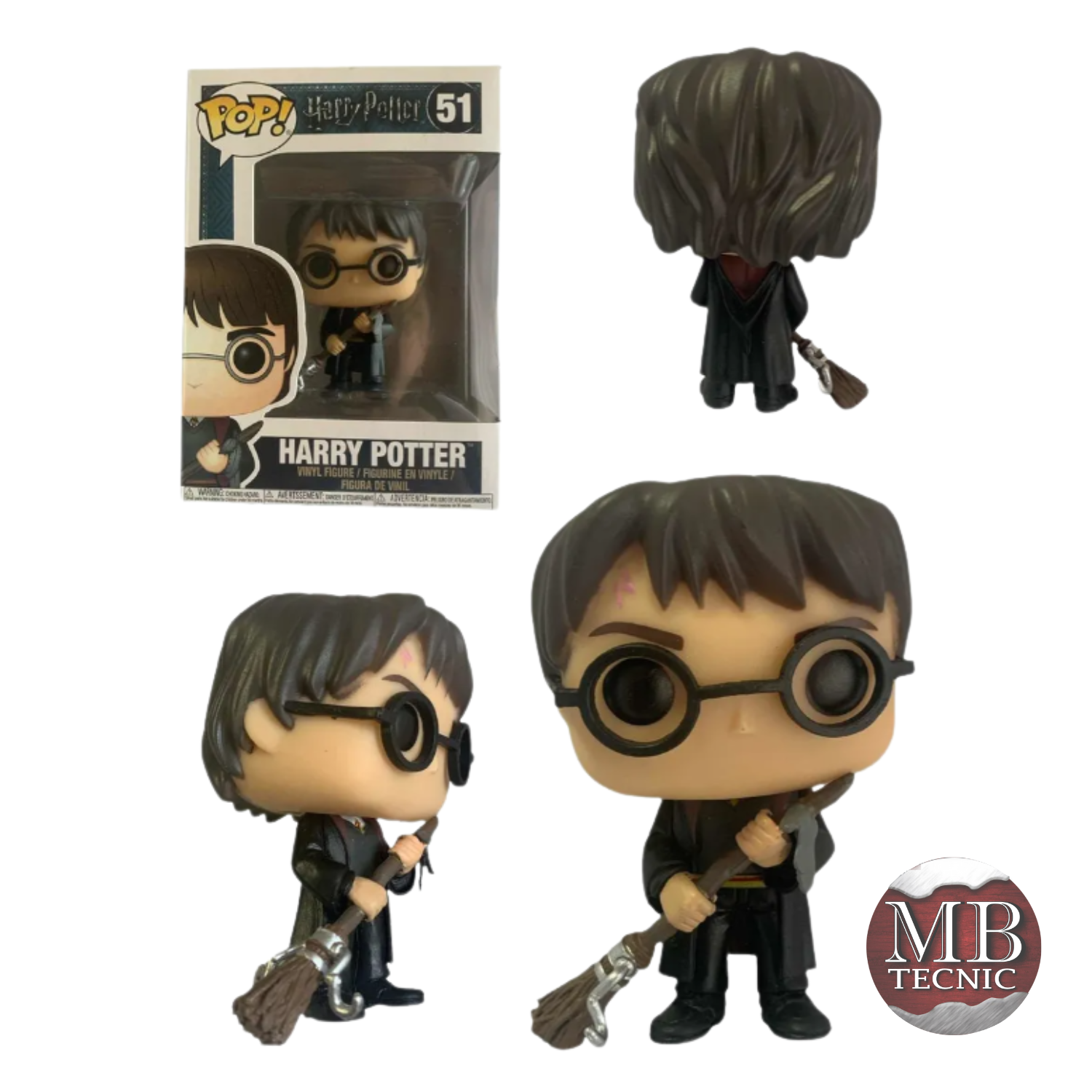 Figura de acción Funko Harry Potter Harry Potter With firebolt 14949 de Funko Pop!