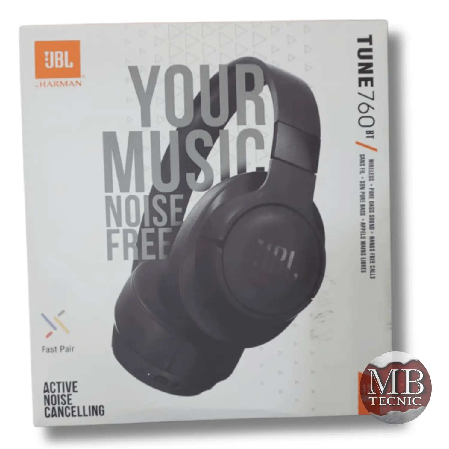 Auricular Inalambrico Premium JBL Tune760 Bluetooth Negro