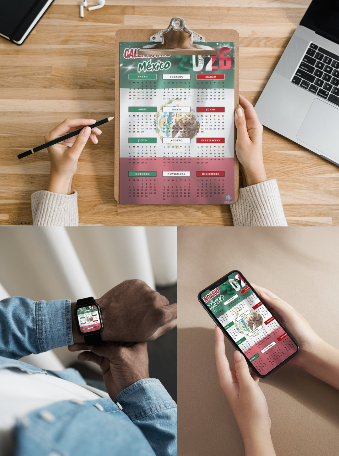 33-Calendario Mexico 2026 (Español)-simple