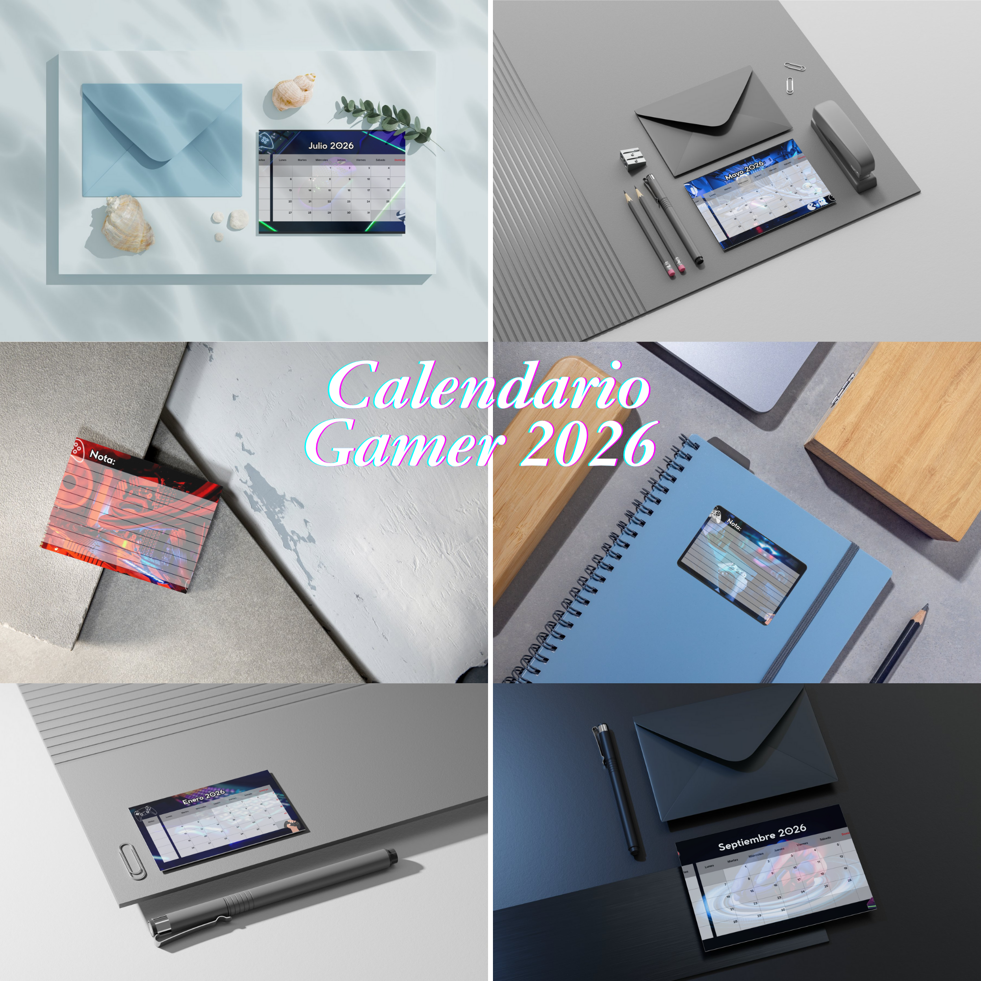 Calendario Gamer 2026