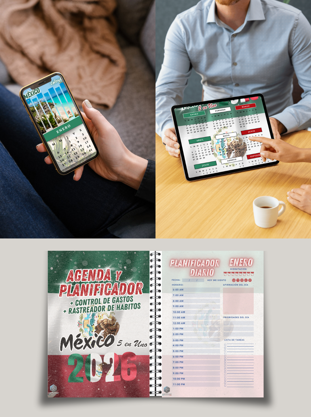 32-Calendario Mexico 2026 7 en 1 (Español)