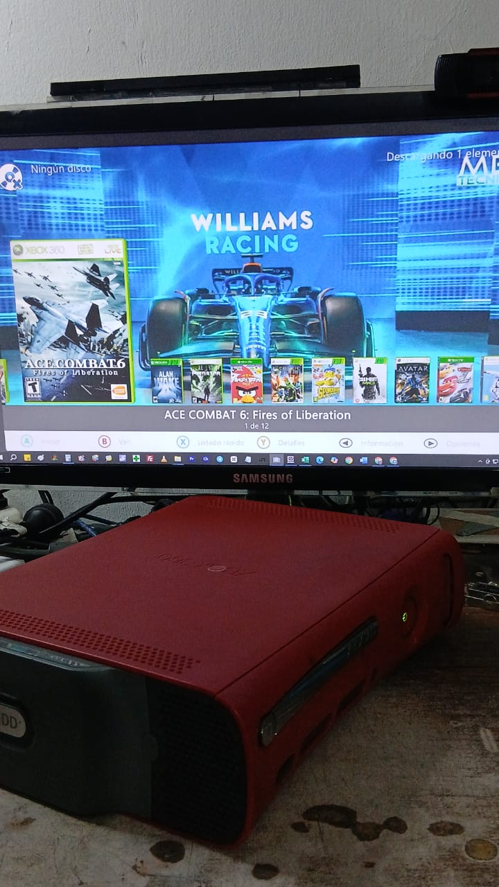 Xbox 360 FAT Elite con RGH 3.0 con HDD interno 160gb 