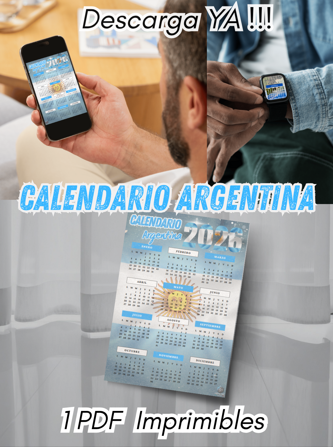 34-Calendario Argentina 2026 (Español)-simple