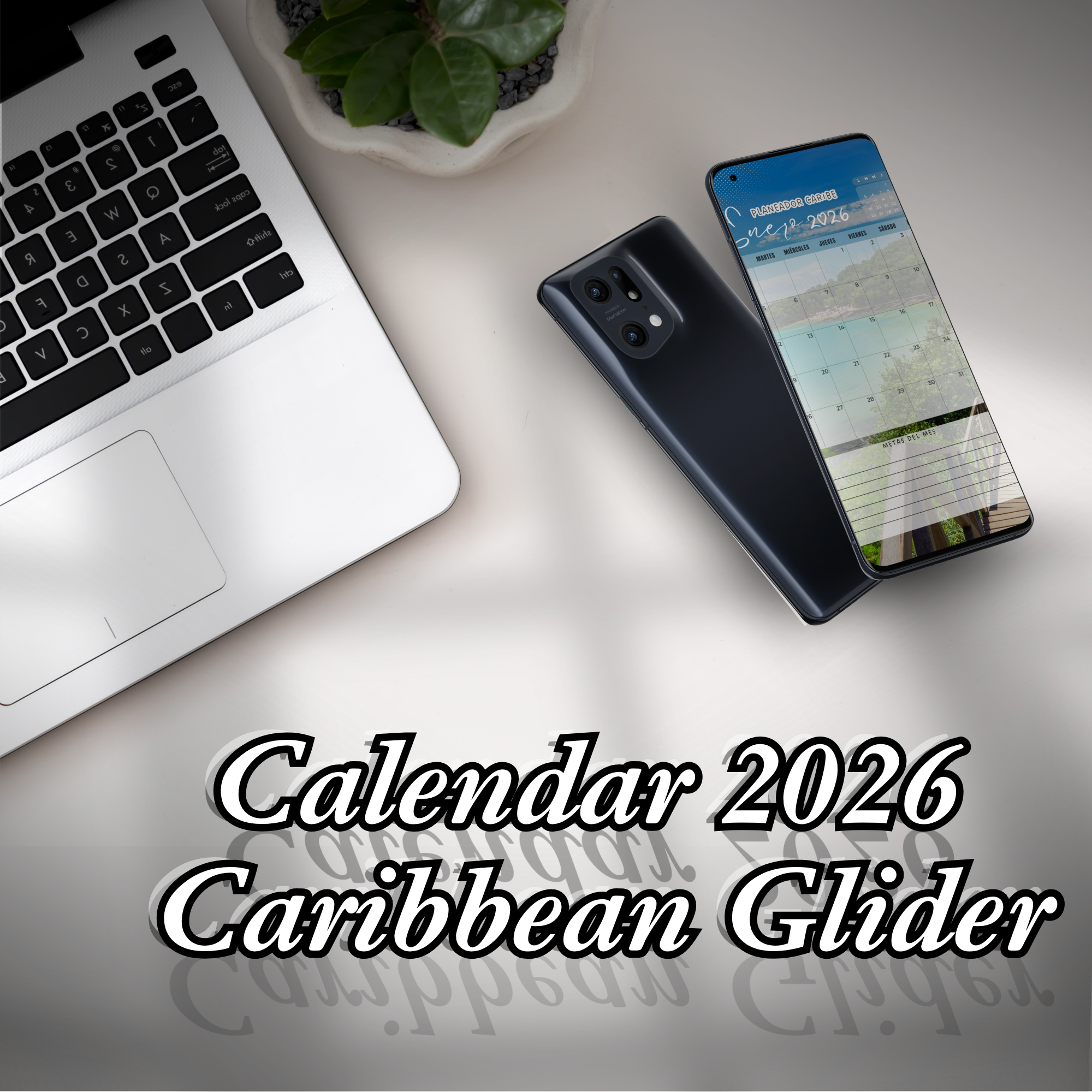 Caribbean Gliderar Calendar 2026