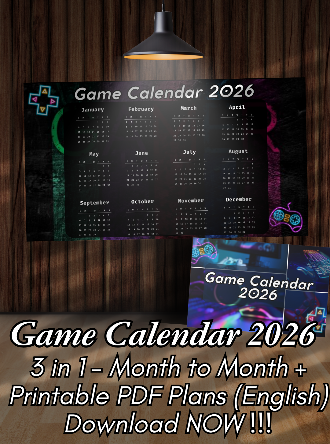 Gamer Calendar 2026