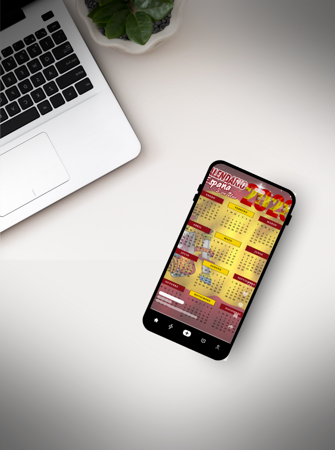 10-Calendario España 2026 3 en Uno