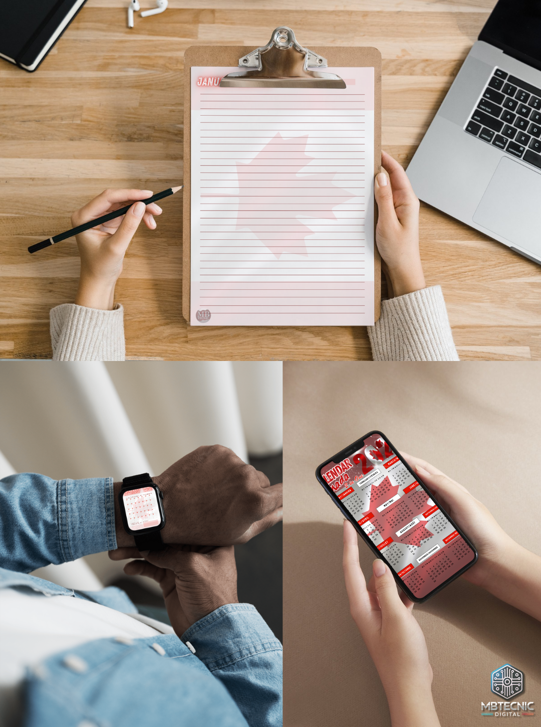 27-Calendario Canadá 2026 Bilingue 7 en 1 (Ingles)