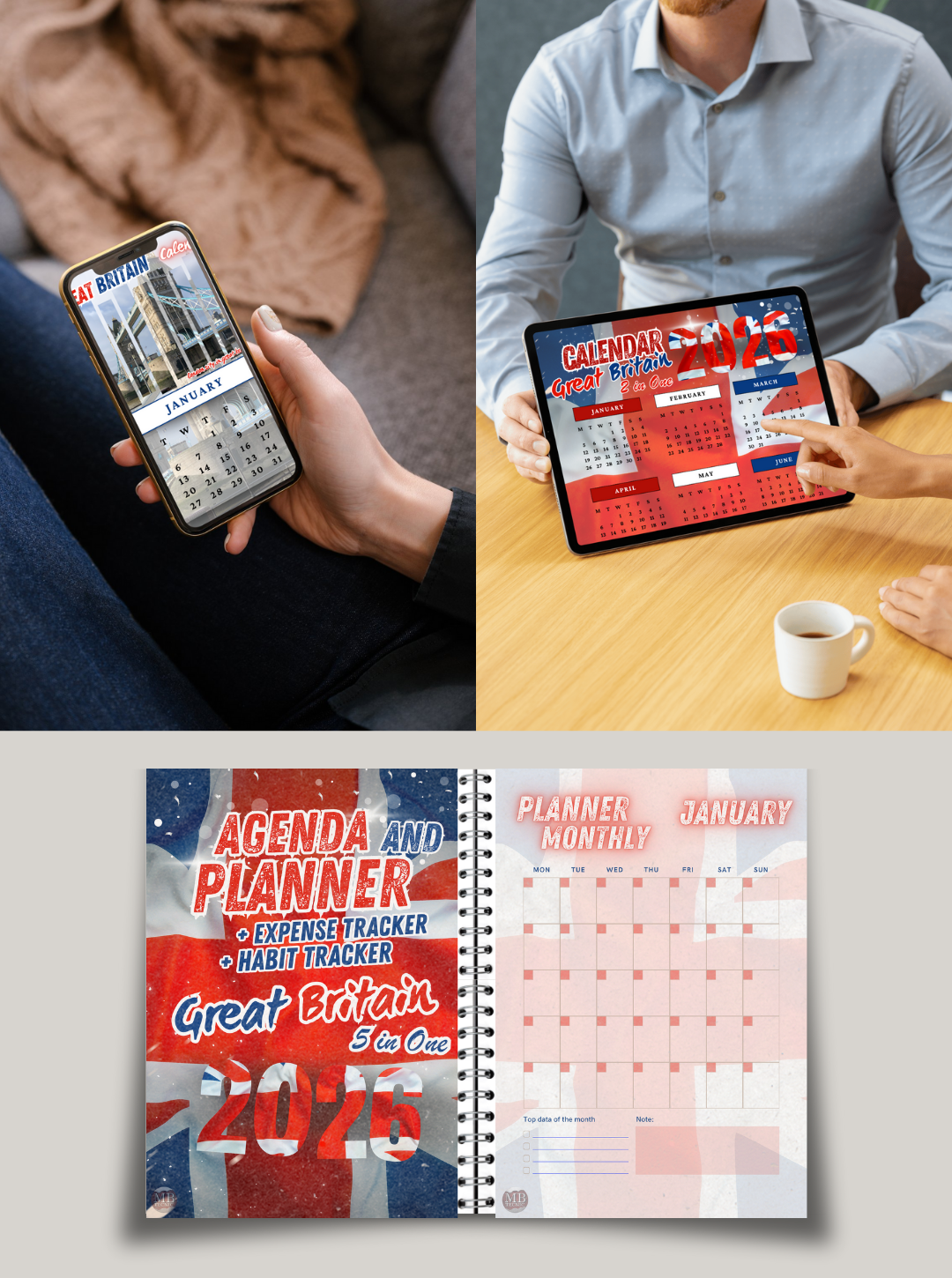 22-Calendario Gran Bretania 2026 7 in 1-(Ingles)