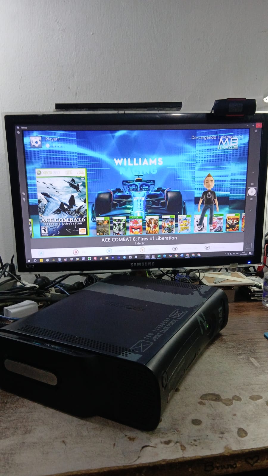 Xbox 360 FAT Elite con RGH3.0 con HDD interno 250gb 