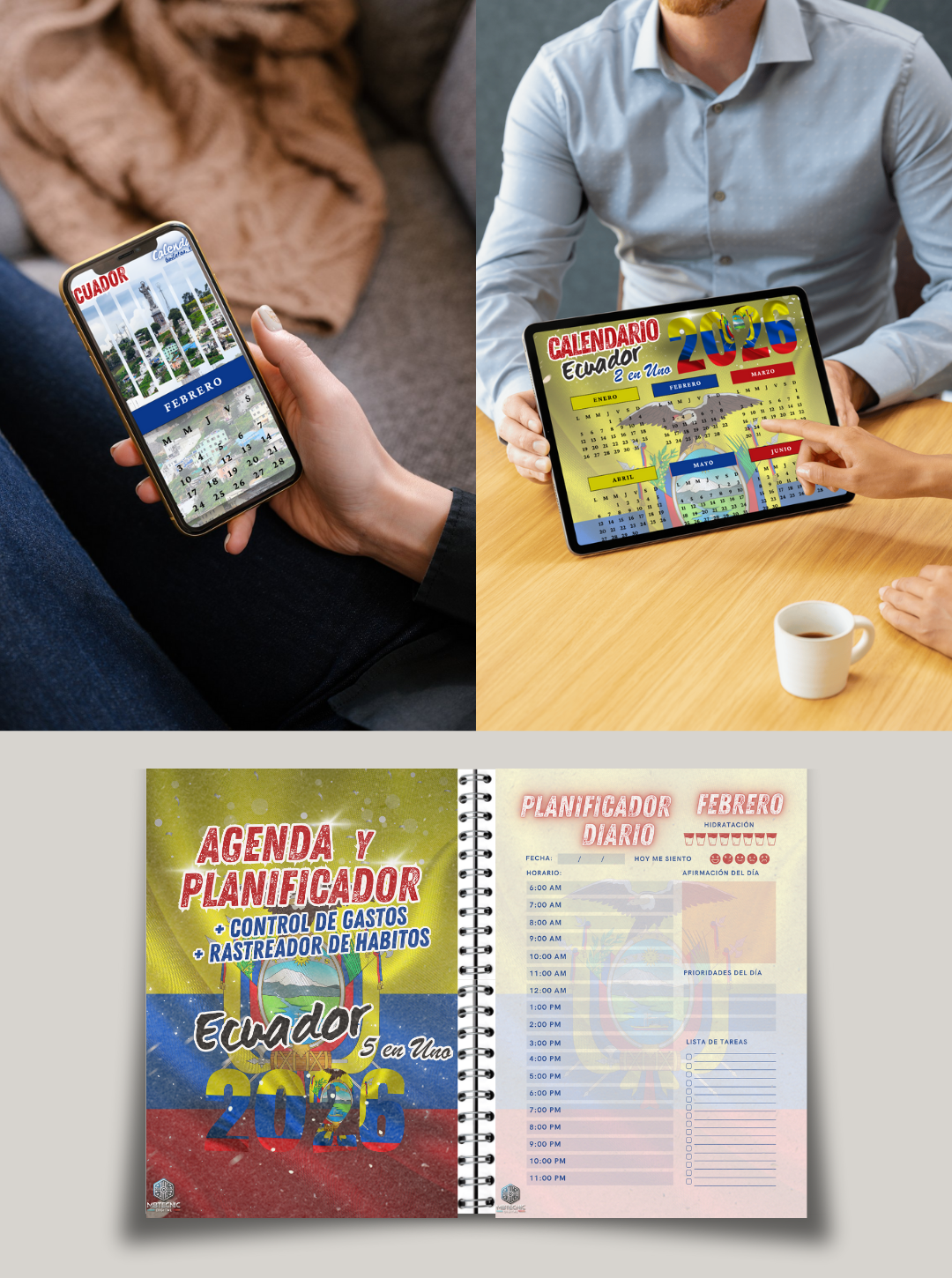 29-Calendario Ecujador 2026 7 en 1 (Español)