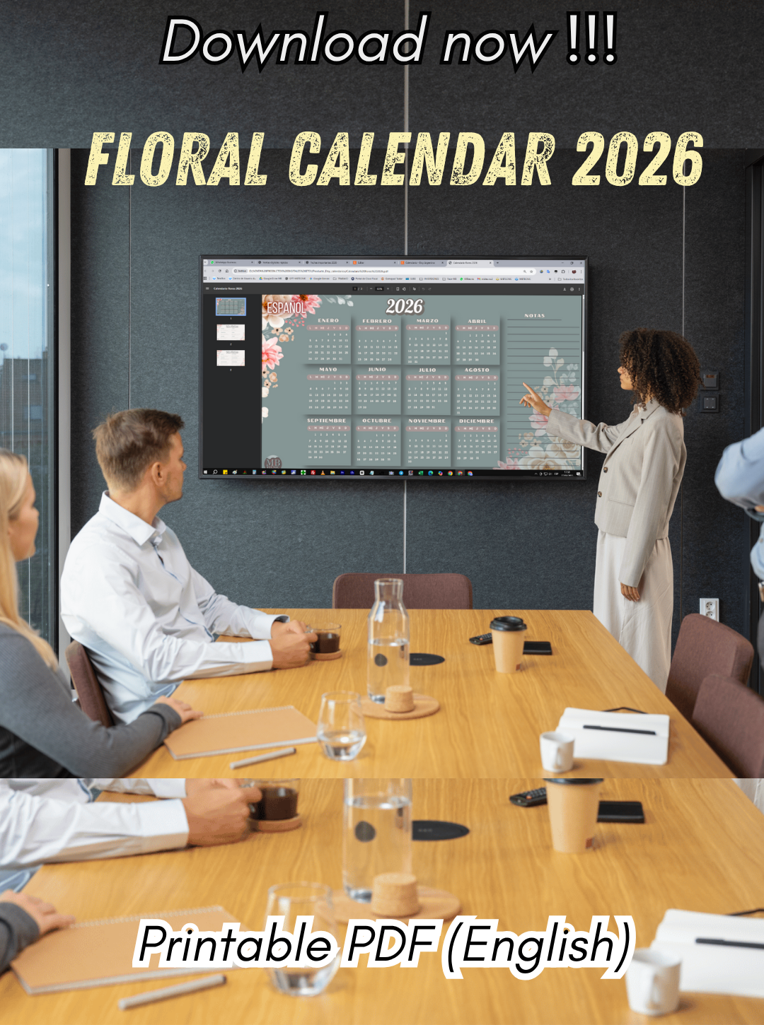 18-Calendario floral 2026-(Ingles)-simple