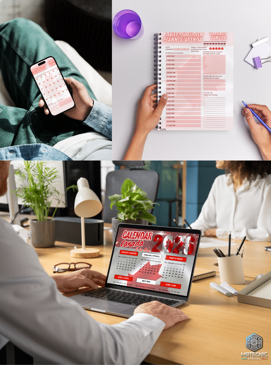 27-Calendario Canadá 2026 Bilingue 7 en 1 (Ingles)