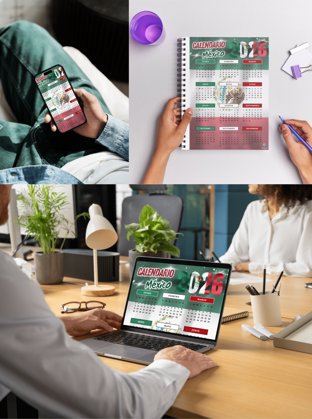 33-Calendario Mexico 2026 (Español)-simple