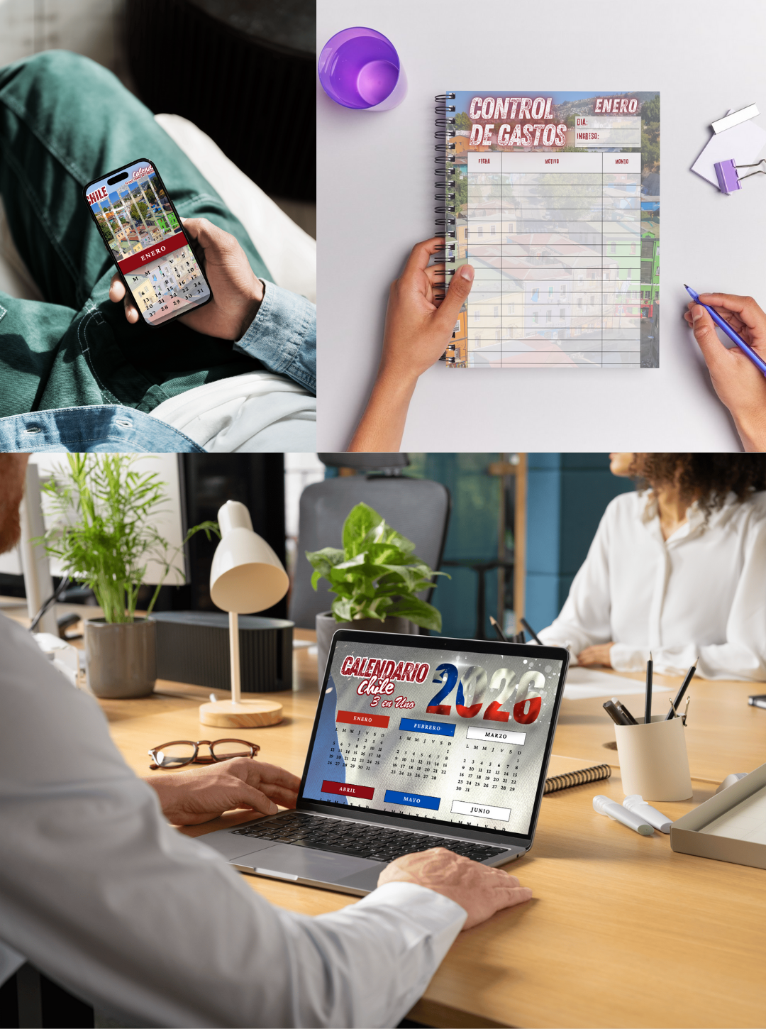 11-Calendario Chile 2026 3 en Uno