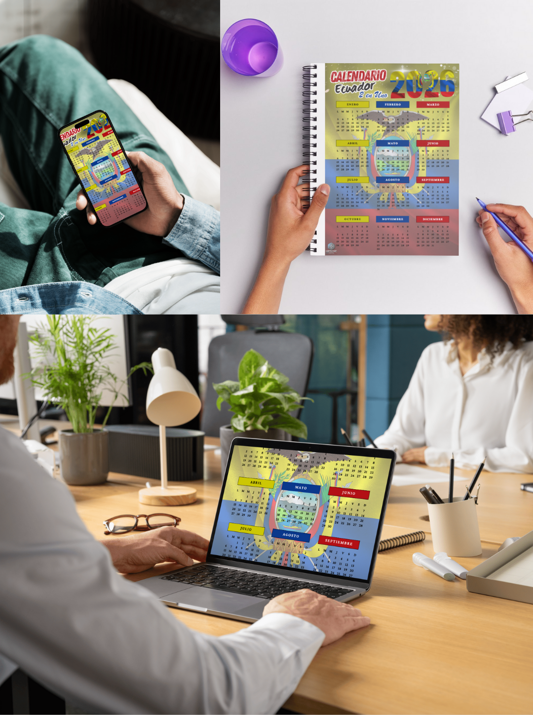 30-Calendario Ecujador 2026 (Español)-Simple