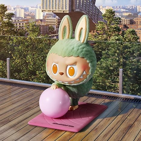 POP MART The Monsters Lazy Yoga Series Figures, The Monsters Blind Box Figures, Random Design Action Figures Collectible Toys Home Decorations, Holiday Birthday Gifts for Boys and Girls, Single Box