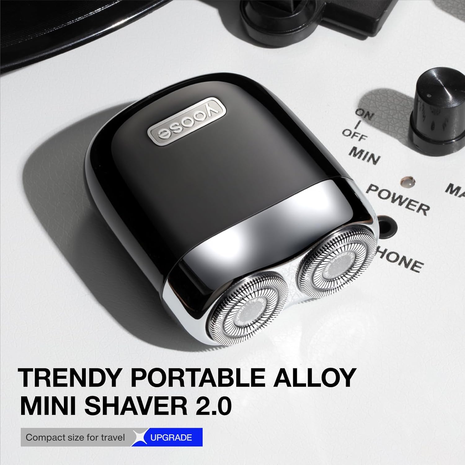 yoose Mini Electric Shaver, Alloy Portable Travel Shavers