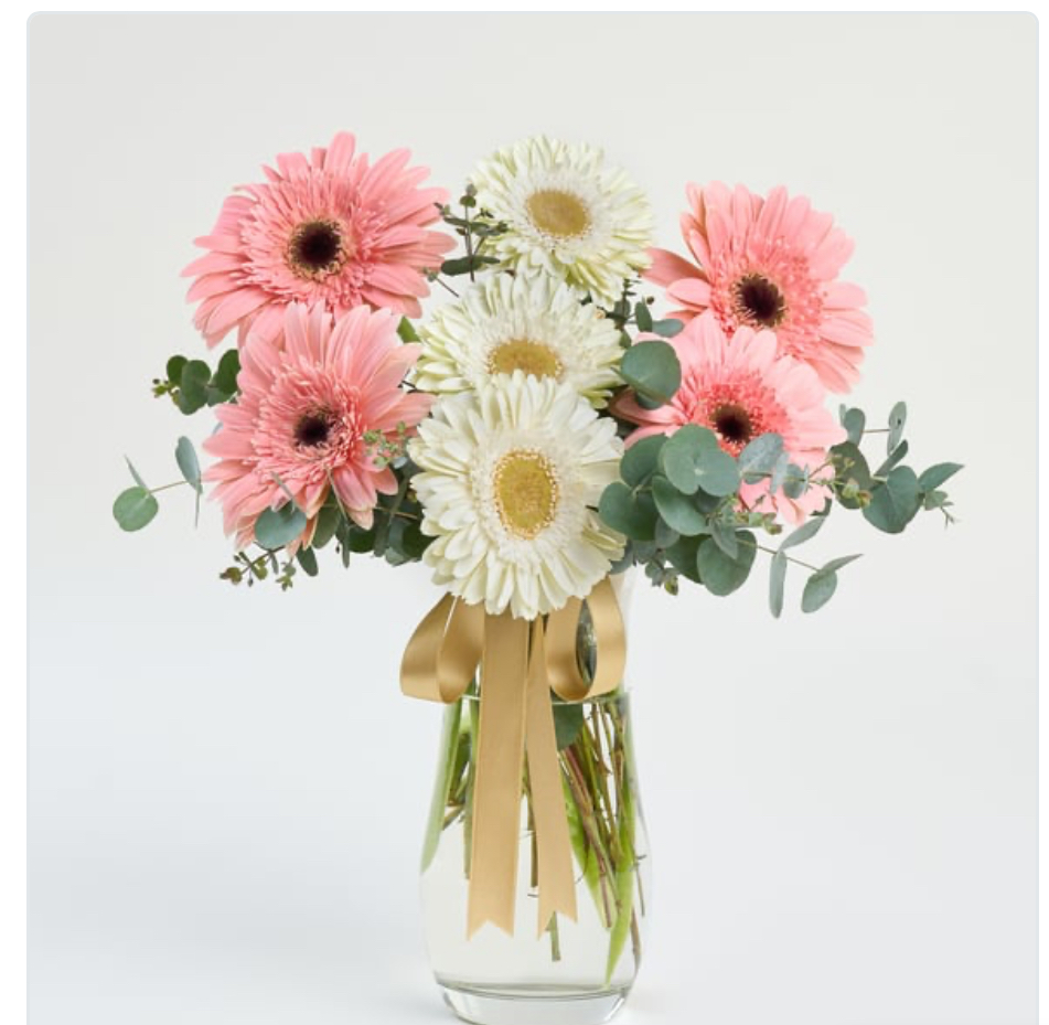 Vazoda Gerbera Çiçek Buketi