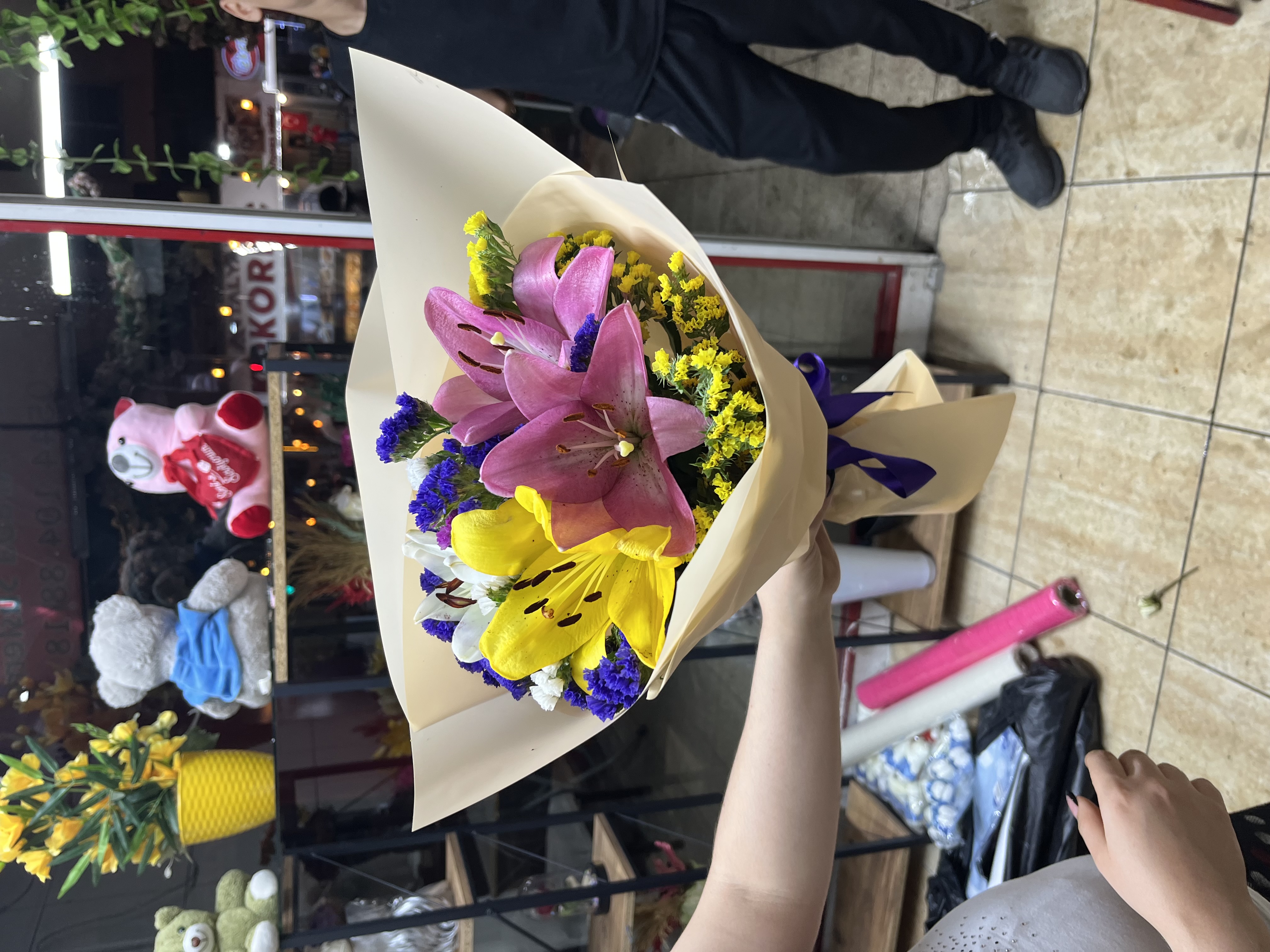 Renkli Çiçek Buketi