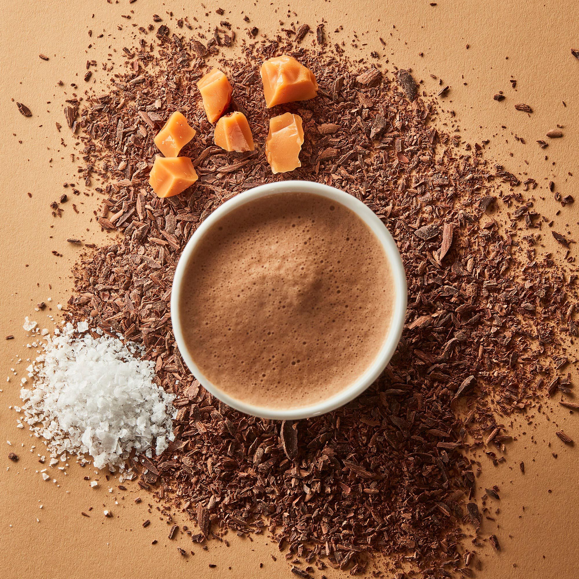 Salted Caramel Hot Chocolate Sachets