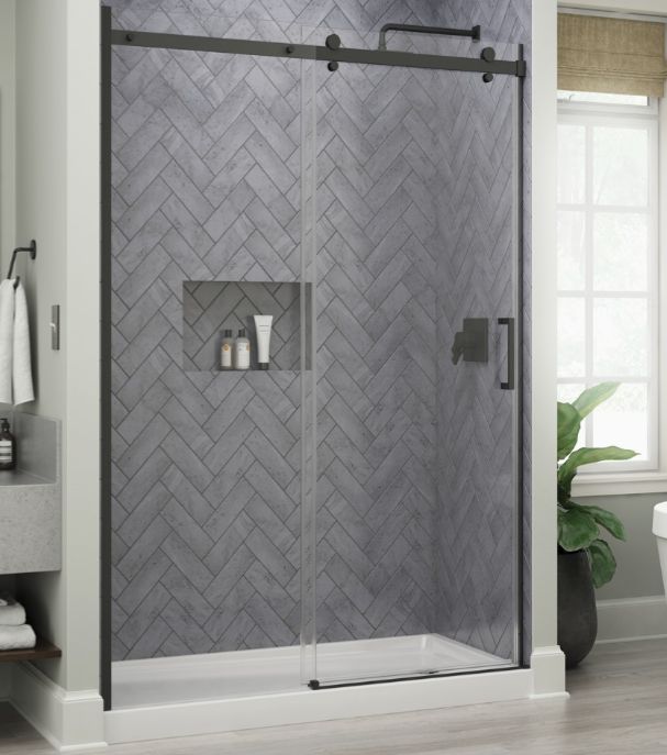 Delta COMMIX Exposed Roller Shower Door