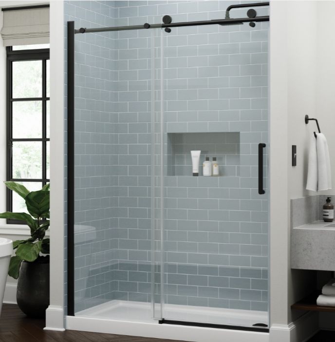Delta EXUMA Exposed Roller Shower Door - Installation