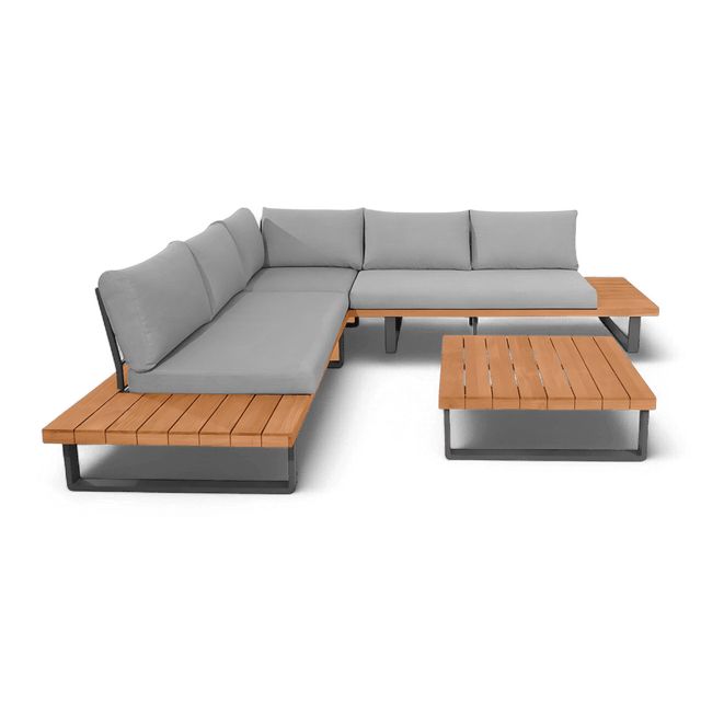Bali Outdoor Sectional Sofa and Coffee Table Set - Assembly