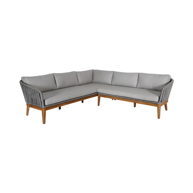 MODANI Maui Outdoor Sectional Sofa Light Gray - Assembly
