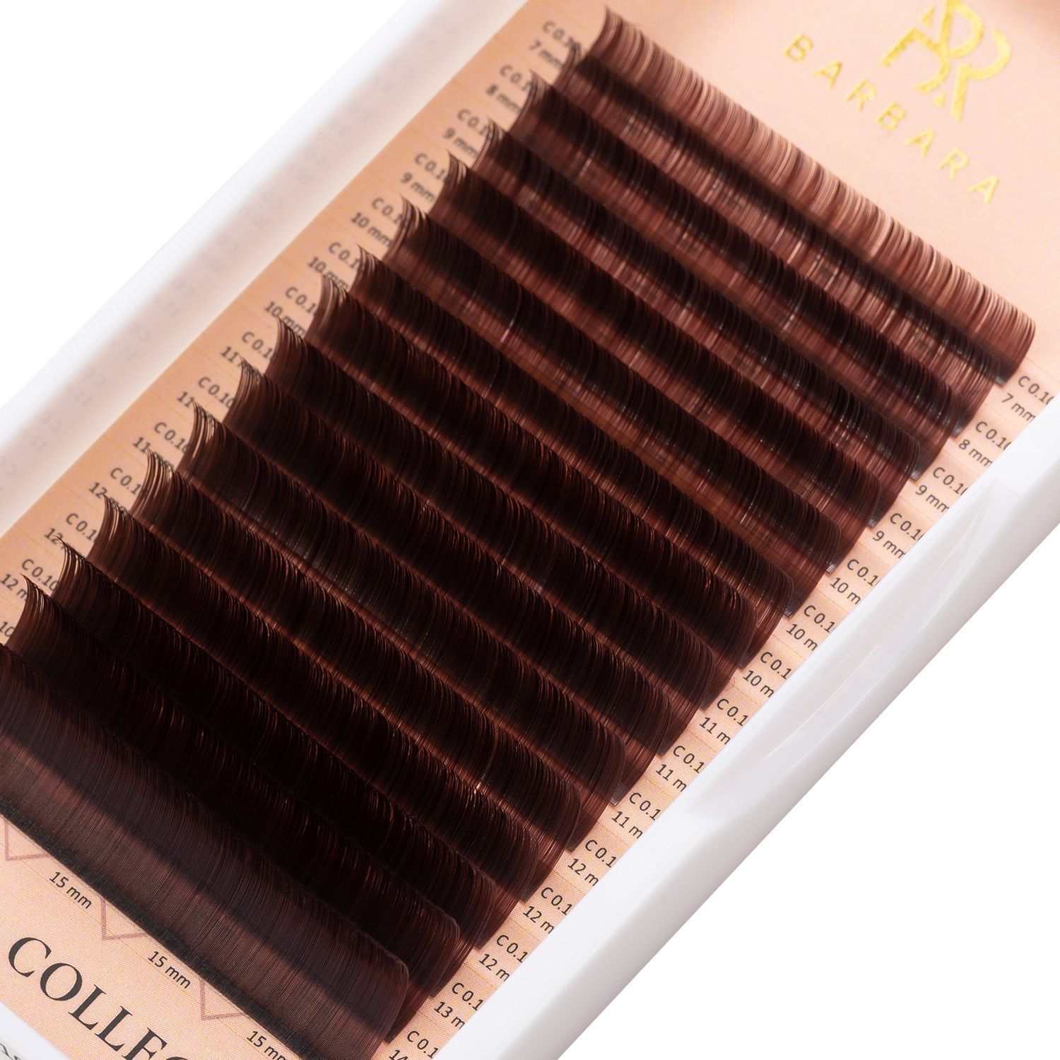 BROWN LASHES BARBARA TRUFFLE MIX 16 lines