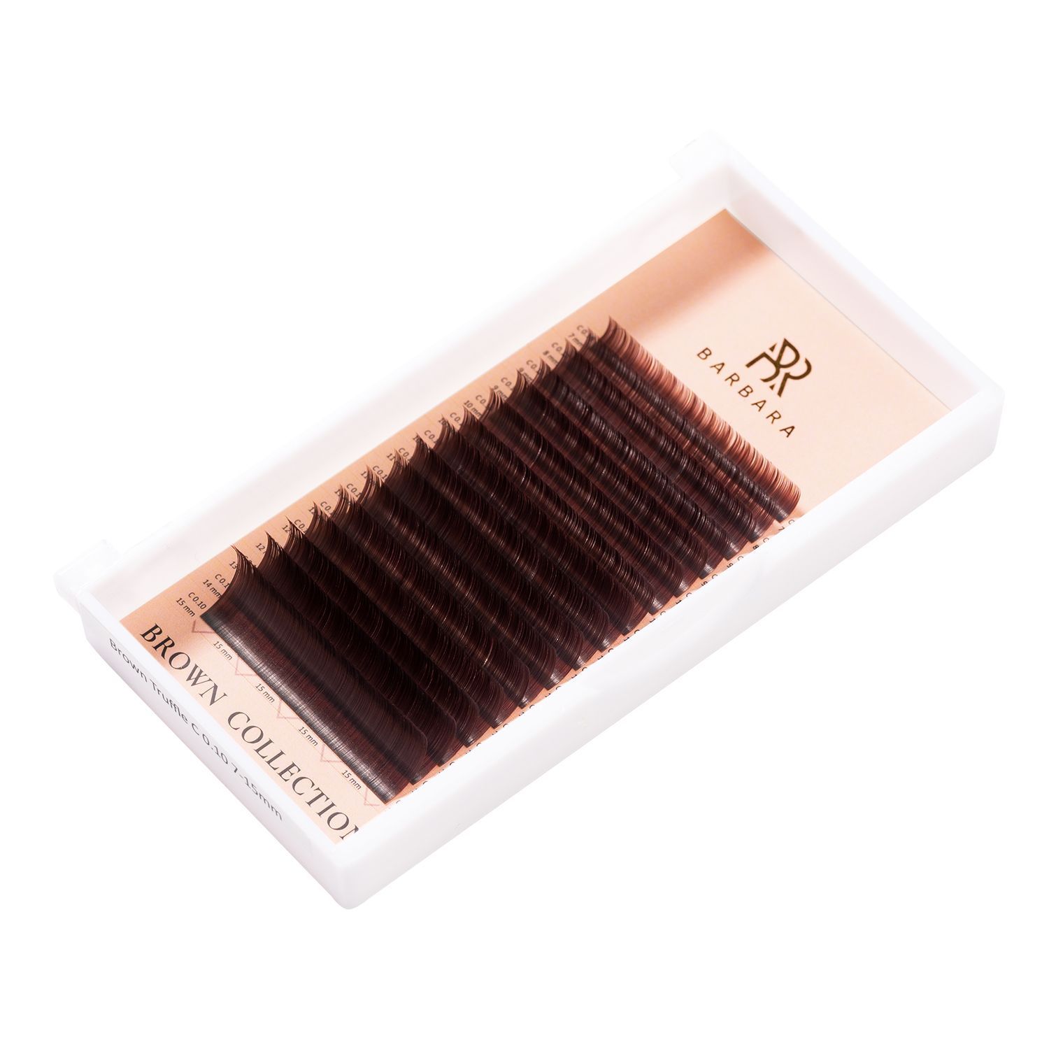 BROWN LASHES BARBARA TRUFFLE MIX 16 lines