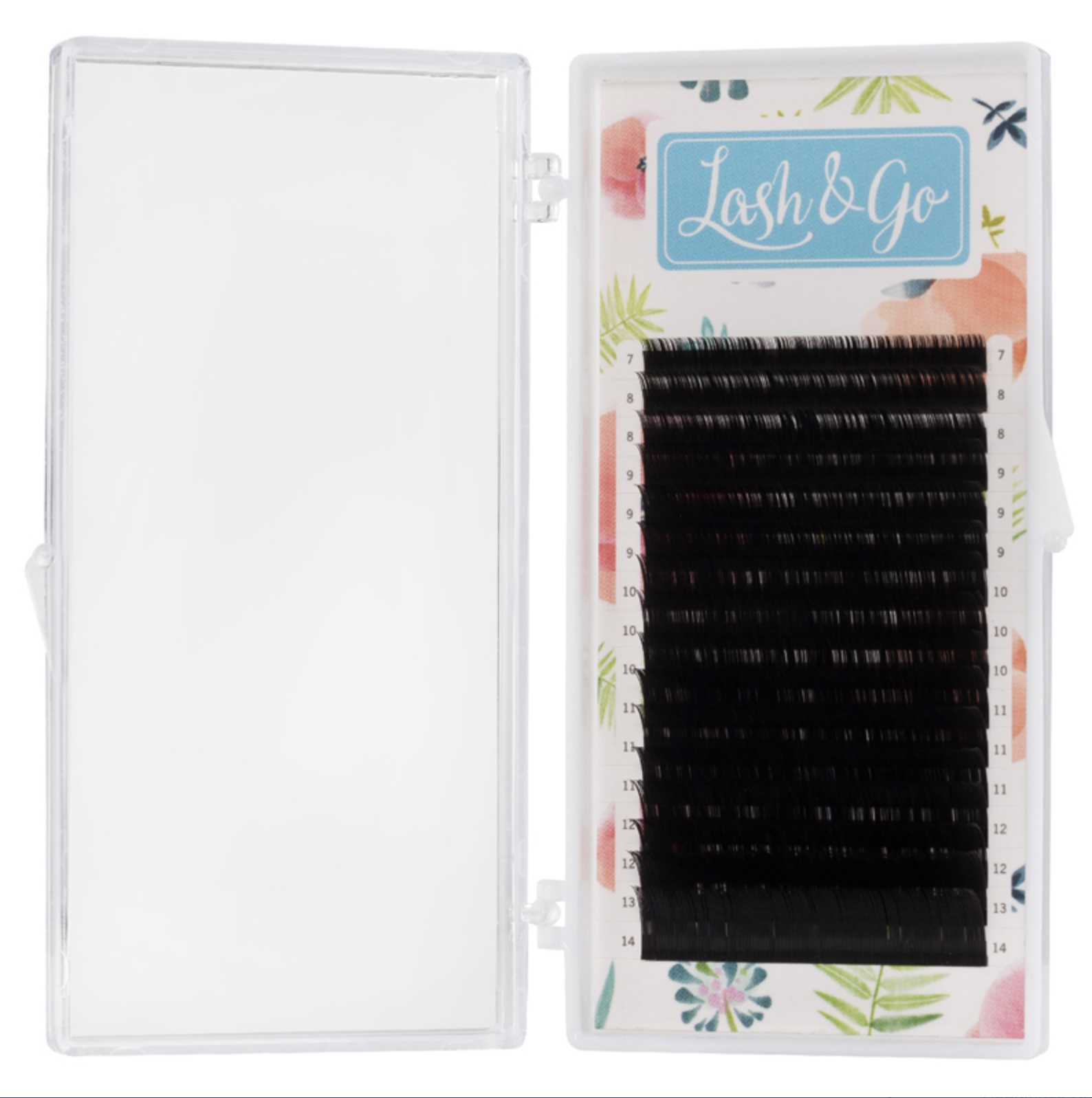 Lash & Go Lashes single trays 16 lines