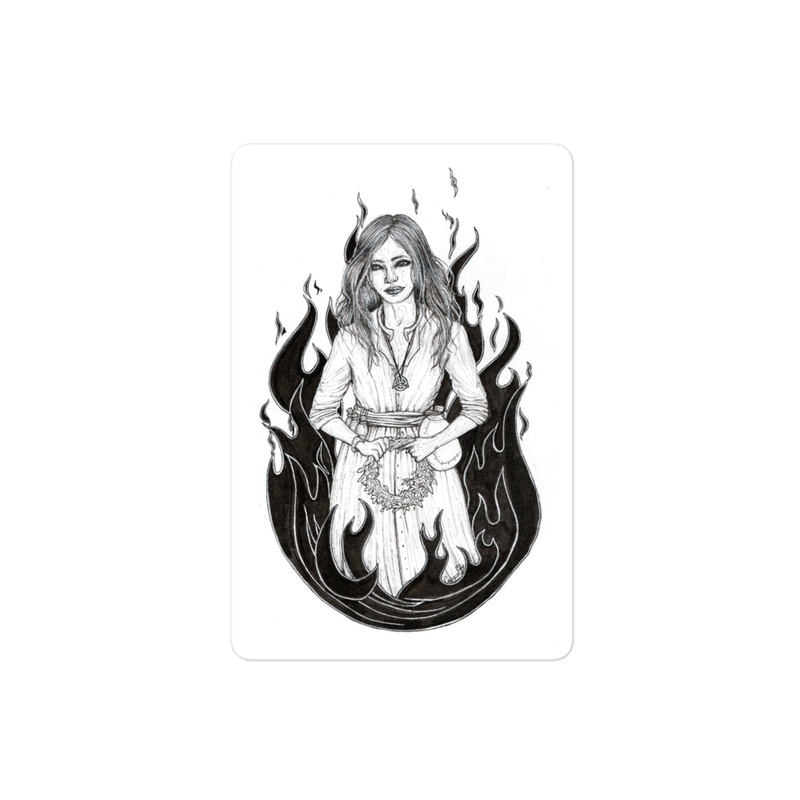 Witch Trial sticker