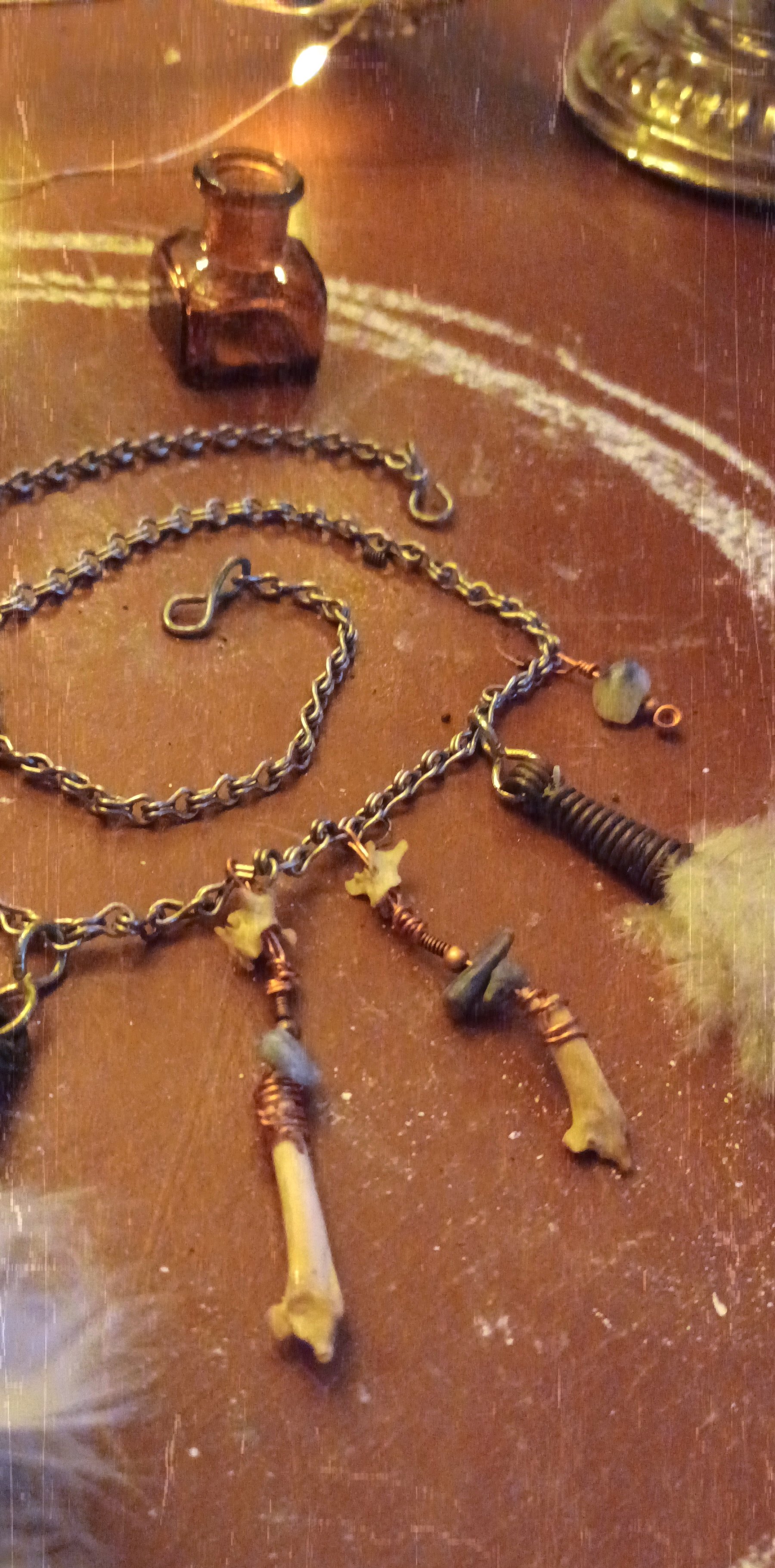 Goddess necklace (light)